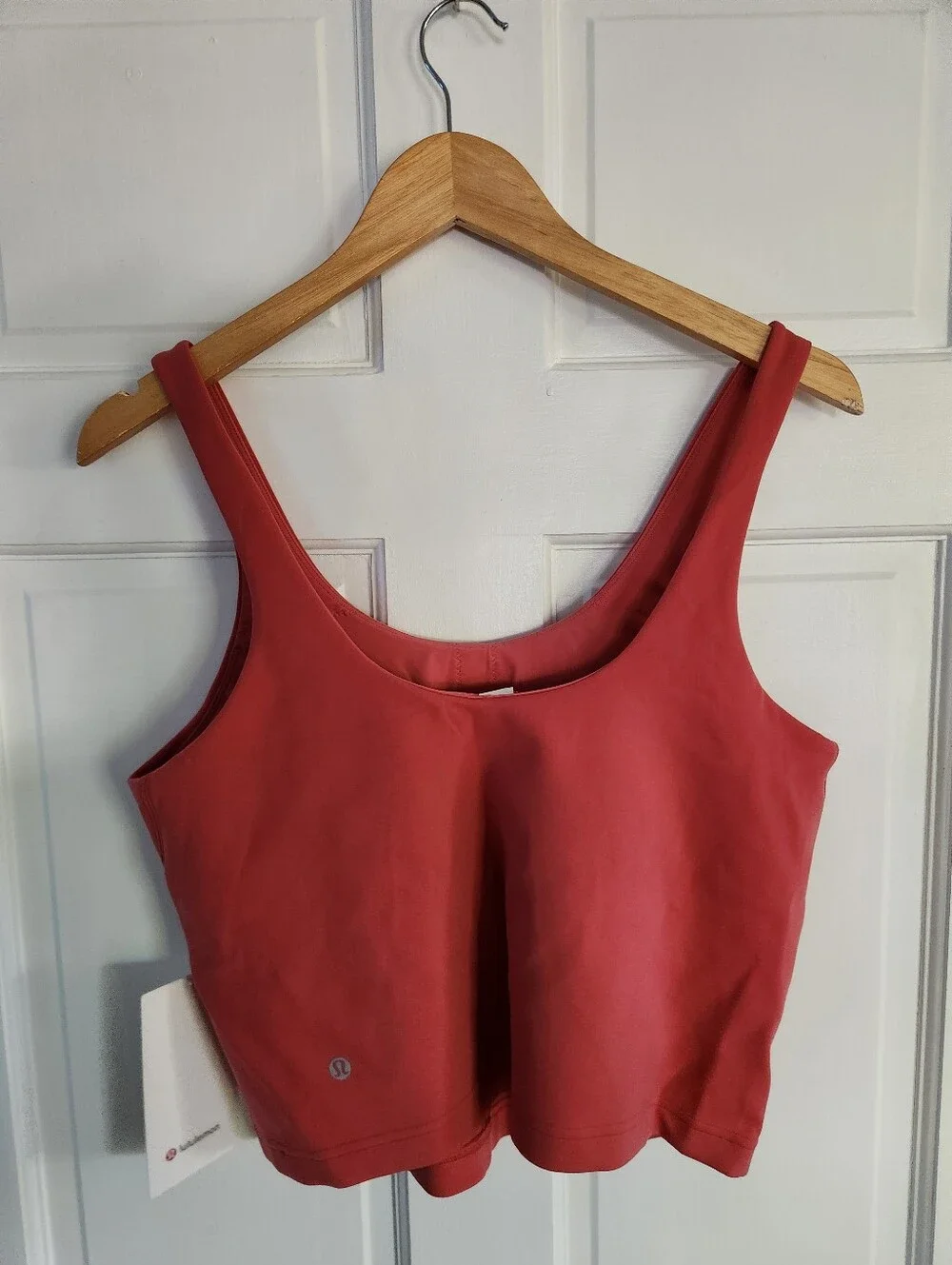 NWT Lululemon Glow Up Tank - Medium Support  - Desert Red